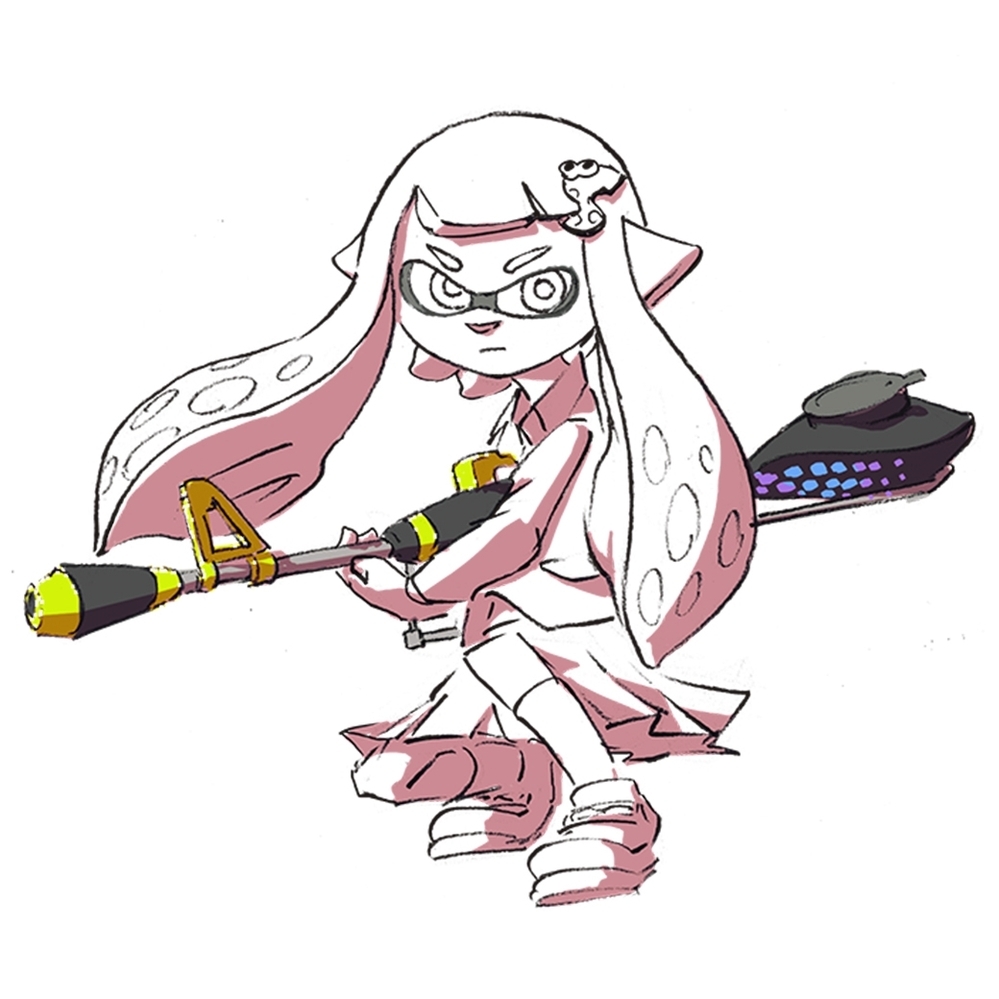 スプラトゥーンの画像を探してます この画像の それぞれのブキの Yahoo 知恵袋