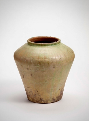 古美骨董】中国漢時代の緑釉壺です。貴方のお好みの緑釉のタイプを画像