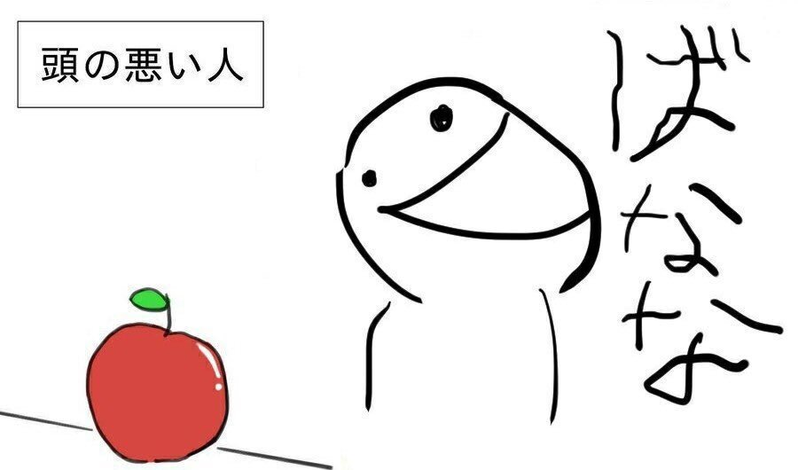 Twitterで話題の頭の悪い人の黒色で描かれたイラストだいぶ前に似たような Yahoo 知恵袋
