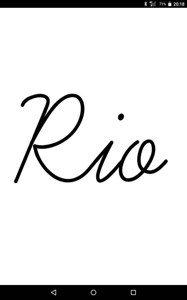 Rioを筆記体にしてください ラインで使いたいのですが何かアプリなどあ Yahoo 知恵袋