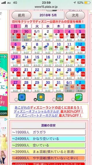 ディズニーランドの混雑表で 空いてるの時ってだいたいどのくらい Yahoo 知恵袋