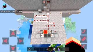 マインクラフト Pe版 の水流落下式天空トラップタワーを作ったの Yahoo 知恵袋