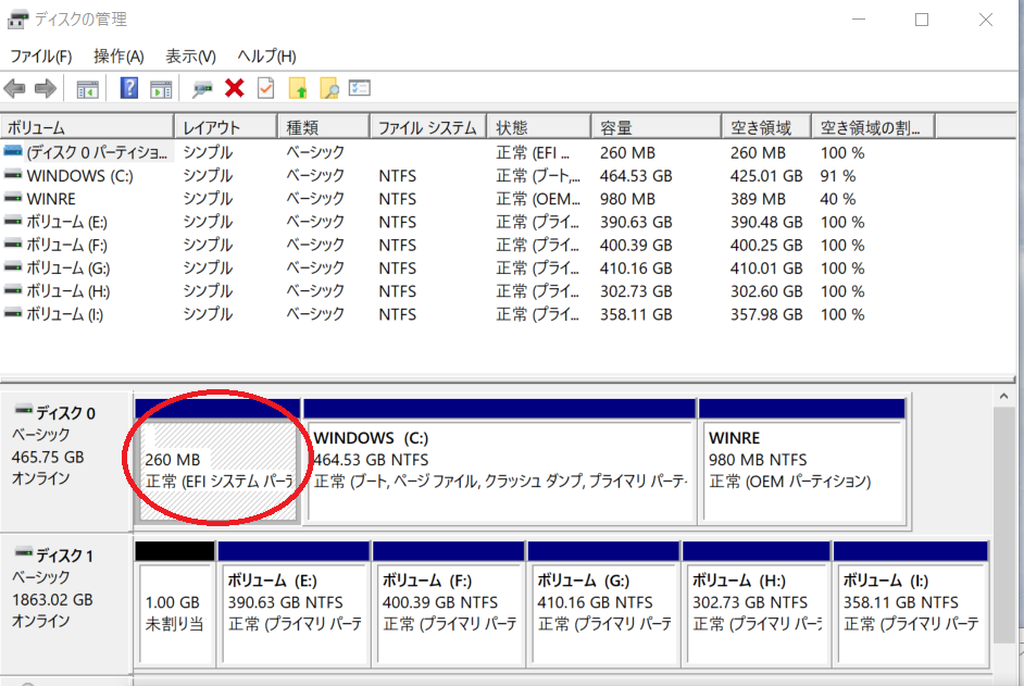 外付けusbhddにefiパーティションの方法に関する質問です ノートpcの Yahoo 知恵袋