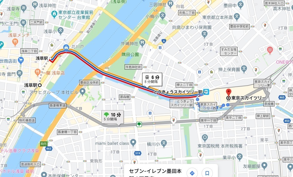 浅草駅からスカイツリーまでは難なく歩ける距離ですか だいたいどのく Yahoo 知恵袋