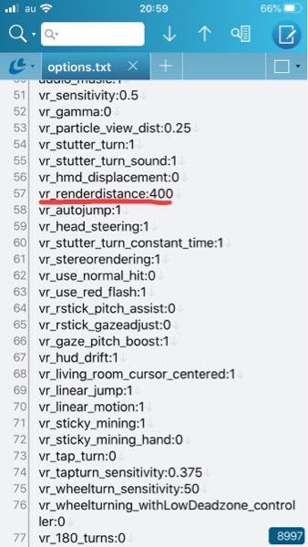 Minecraftbeのiphone版の描画距離の伸ばし方を教えて Yahoo 知恵袋