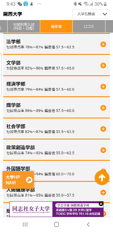 南山大学って中堅大学ですよね 河合の偏差値見ると近大に英米が Yahoo 知恵袋