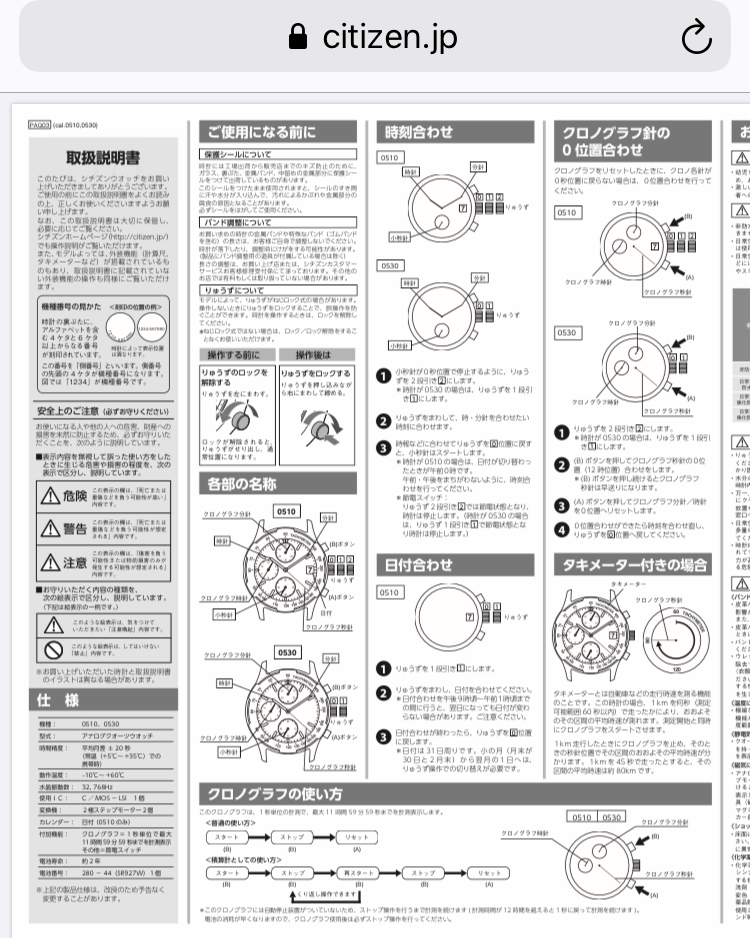 この時計、ポールスミスというブランドの腕時計なのですが、日付の合わ
