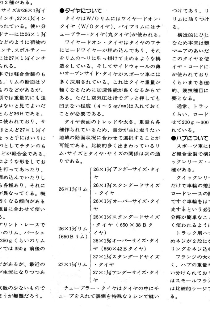 自転車タイヤのインチ表記について 同じインチでも さまざまのリム径があ Yahoo 知恵袋