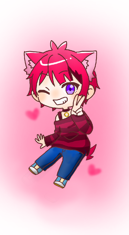 ミニキャラを描いてみましたすとぷりの莉犬くんですアドバイス等あれば Yahoo 知恵袋