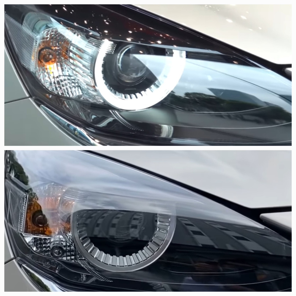 MAZDA2の「ヘッドランプユニット内シグネチャーLEDランプ」は