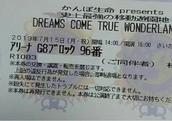 値下げ❗️緊急！ドリカムワンダーランドチケット