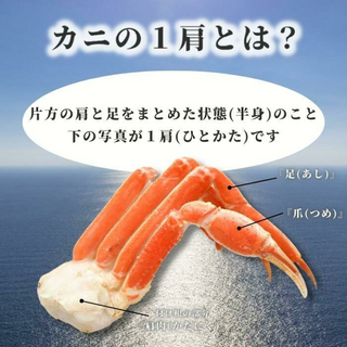 蟹の数え方は、一杯、二杯かと思いますが、足の方だと、一肩、二肩と言... - Yahoo!知恵袋