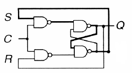 T Ff回路 ラッチ回路 下記のようなt Ff回路をnand回路４つ使用し Yahoo 知恵袋