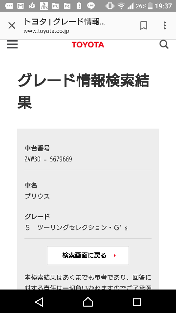 プリウスG'sを先日中古購入しましたが偽物疑惑があり写真でわかりませ 