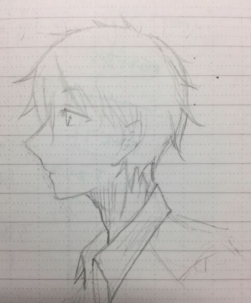イラストの評価お願いします 横顔練習してます 高３です 辛口 Yahoo 知恵袋