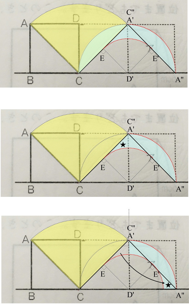 図のように 対角線の長さが8cmの正方形abcdを直線lにそって すべることな Yahoo 知恵袋
