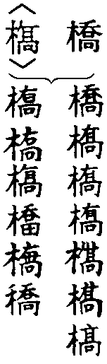 木辺に髙の上の縦棒左にずれて斜めになってる漢字ってなんて読むか教えて Yahoo 知恵袋