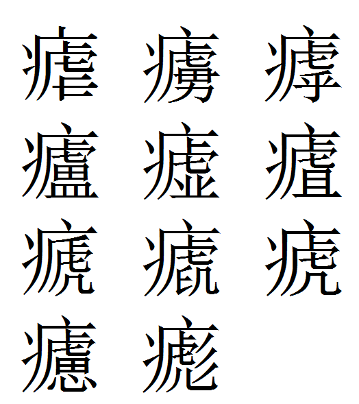 古文書の漢字が解りません ご存じの方 教えてください 疒 ヤマイダレ Yahoo 知恵袋