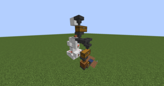 マインクラフト統合版 アイテム仕分け装置を作るとき小麦の種を4分 Yahoo 知恵袋