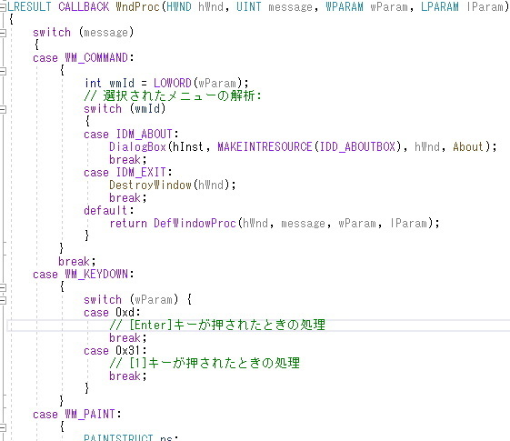 Vs2019のc のキー入力に関する質問です Q1 C の下記のコードに相当 Yahoo 知恵袋