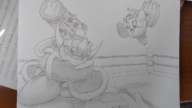 自分で描いた絵だが うまいのか マスクド デデデ Yahoo 知恵袋