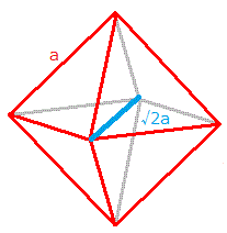 数学です 立方体の各面の対角線の交点を 画像のように線分で結ん Yahoo 知恵袋