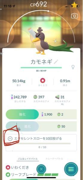 ポケモンgoについて ガラルカモネギを進化させたいのですが進化方法をググ Yahoo 知恵袋