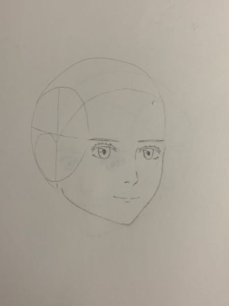 漫画家になりたいので絵の練習をしてます 斜め45度の女性キャラクターの顔を描い Yahoo 知恵袋