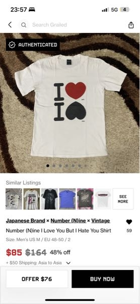 numbernineのアーカイブtシャツで欲しいものがあり、偽物かど
